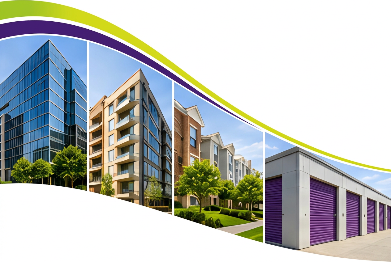Commercial, residential, affordable housing, and self storage properties served by Integrated Systems Associates